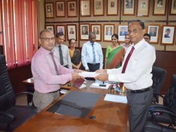 An mou was signed with survey department for data sharing for modernizing rubber sector by effective use of rubber digital land registry mapping system to address international market